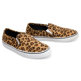Baskets à enfiler Slip On C02 Marron brun 2