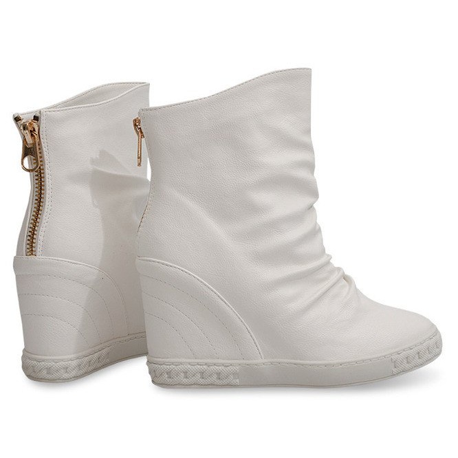 Baskets Baskets Sur Bottes Compensées Ovye 397 Blanc blanche 1