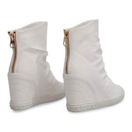 Baskets Baskets Sur Bottes Compensées Ovye 397 Blanc blanche 2