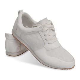 Baskets De Sport Avec Dentelle 3575 Blanc blanche 1