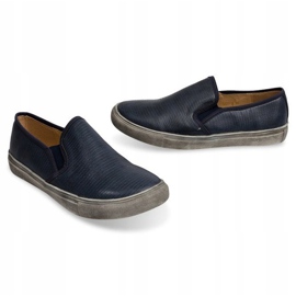 Baskets Slip On Slip On 2207 Bleu Marine 2