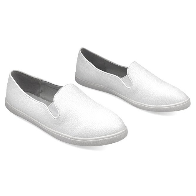 Baskets Slip On A910 Blanc blanche 1