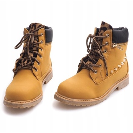 Trappeurs Chauds Avec Ornements A06 Camel brun 4