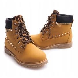 Trappeurs Chauds Avec Ornements A06 Camel brun 3