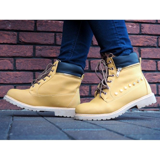 Trappeurs Chauds Avec Ornements A06 Camel brun 1