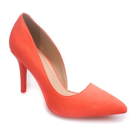 Escarpins Daim 4006 Orange 1