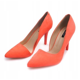 Escarpins Daim 4006 Orange 3