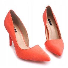 Escarpins Daim 4006 Orange 5