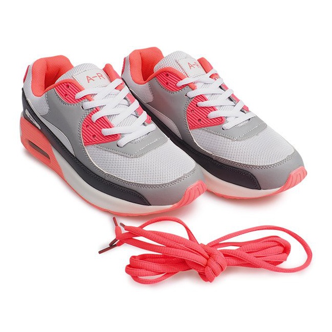 Baskets de sport B306A-38 Blanc noir gris multicolore 1