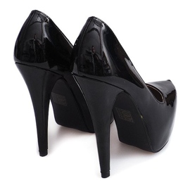 Broches laquées sur la plateforme LE107 Black noir 1