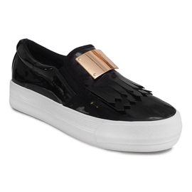 Sneakers Laquées Sur Compensée S-1 Noir le noir 2