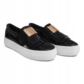 Sneakers Laquées Sur Compensée S-1 Noir le noir 1