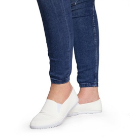 Baskets à enfiler en Lycra HB-1 blanches 2