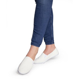 Baskets à enfiler en Lycra HB-1 blanches 3