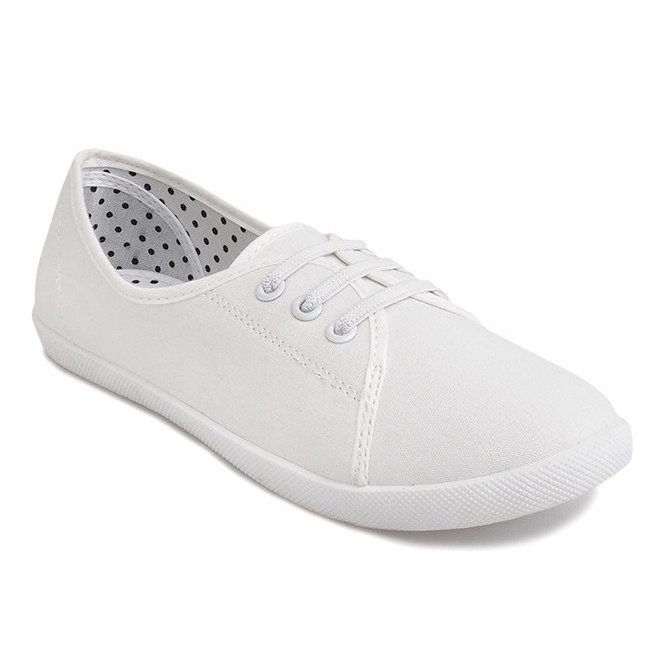 Baskets Nouées Slip On BE43 Blanc 2