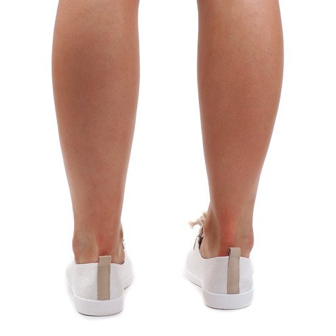 Baskets à lacets argentées VT80-3 gris 2