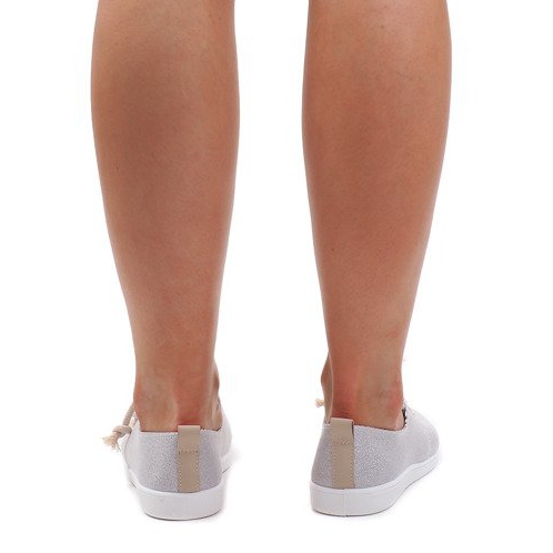 Baskets à lacets argentées VT79-3 gris 1