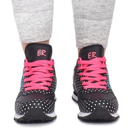 Baskets de sport B1573-1 Noir multicolore 1