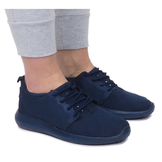 Chaussures de course de sport F368-3 Bleu bleu marine 1