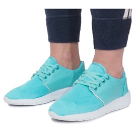 Baskets de sport menthe vert 2