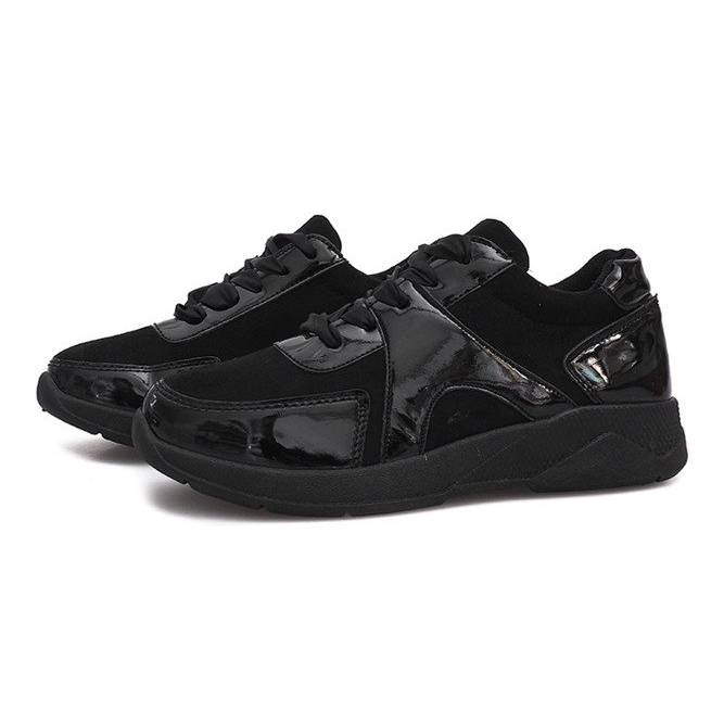 Baskets de sport Olive Noir 1
