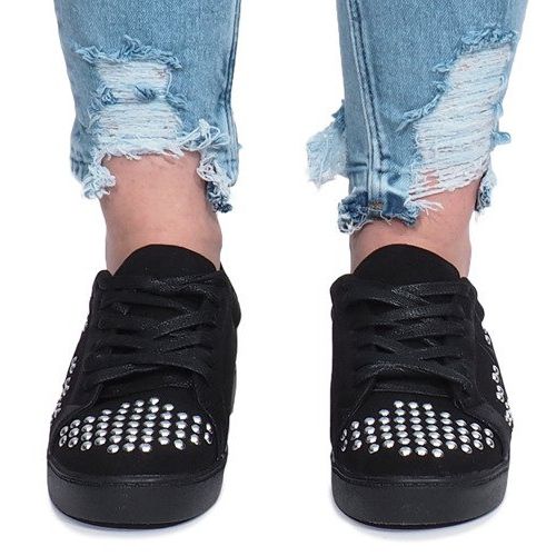 Baskets noires des stars d'Angers 1