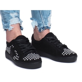Baskets noires des stars d'Angers le noir 2