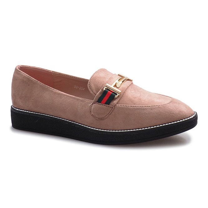 Chaussures à enfiler roses avec clous Ranges 1 Chaussures à enfiler roses avec clous Ranges 1
