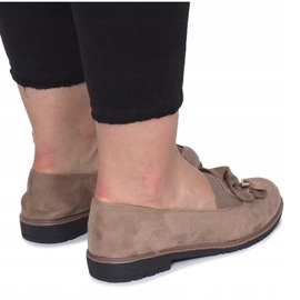 Slip-on kaki avec nœud Pearl Inside multicolore vert 4