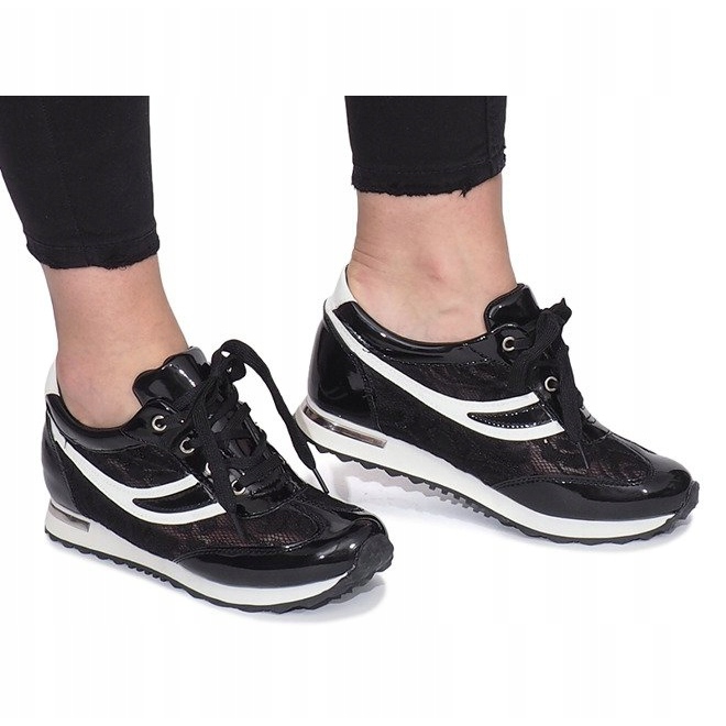 Baskets Mont Blanc ajourées noires le noir 1