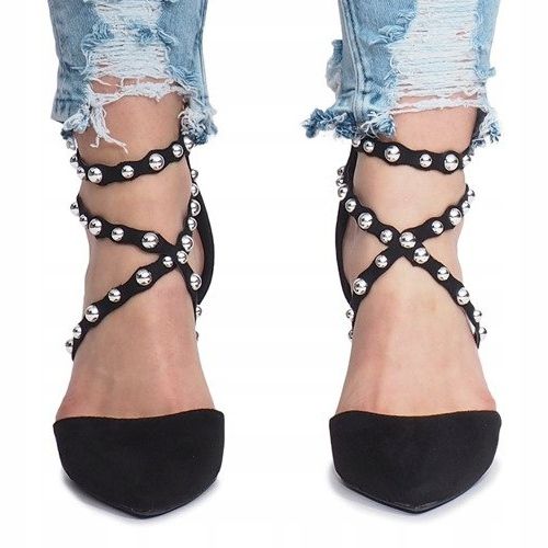 Sandales noires à talons hauts B-50 1