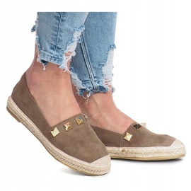 Espadrilles or soleil olive multicolore vert 2