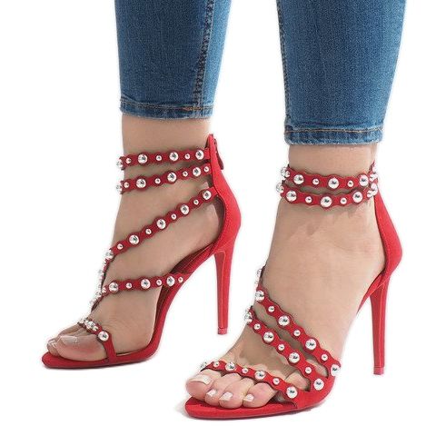 LE042P talons découverts rouges 1