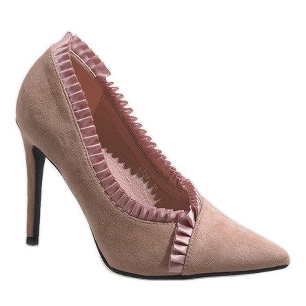 Escarpins classiques roses C72P 1