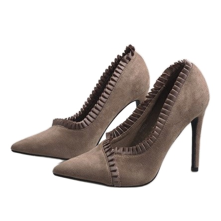 Talons hauts classiques marron C72P vert 1