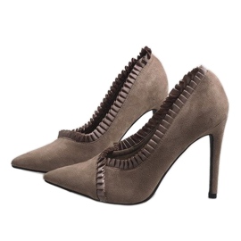 Talons hauts classiques marron C72P vert 2