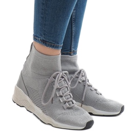 Baskets de sport grises 7S566 1 Baskets de sport grises 7S566 1