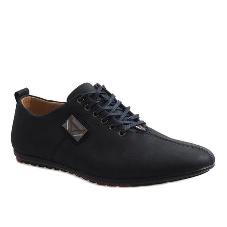Chaussures pour hommes noires WF932-1 1
