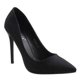 Escarpins classiques noirs AT-0596-L le noir 1