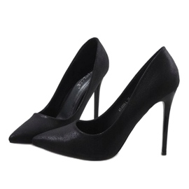 Escarpins classiques noirs AT-0596-L le noir 4