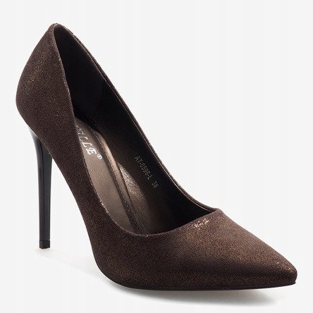 Talons hauts classiques marron AT-0596-L brun 1