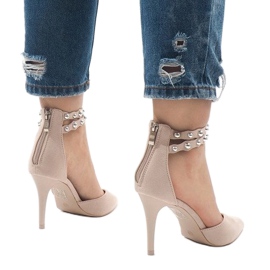 Sandales à talons beiges B-51 3