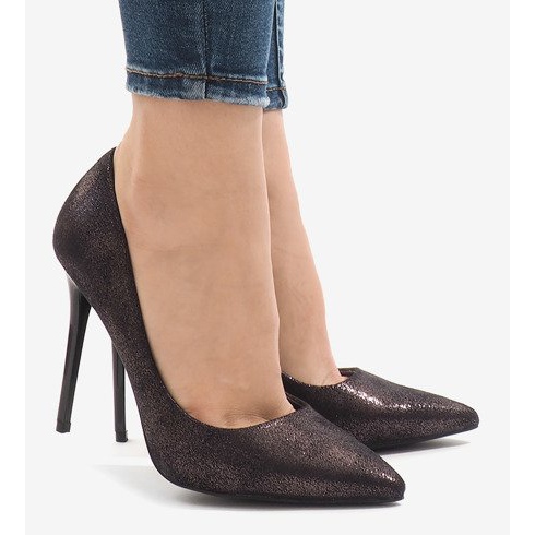 Escarpins classiques noirs AT-0596-L le noir 2