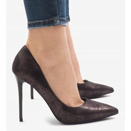Escarpins classiques noirs AT-0596-L le noir 3
