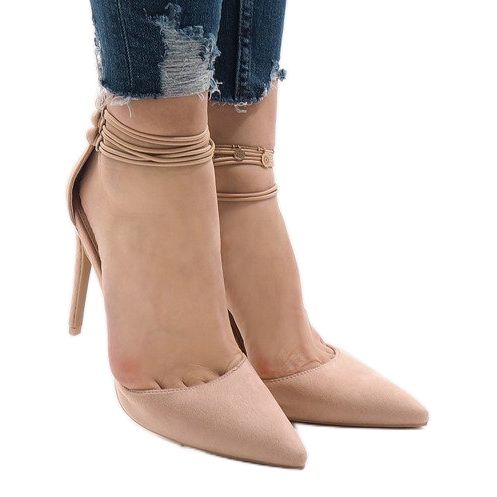 Escarpins roses sur épingle 6941-P beige 1 Escarpins roses sur épingle 6941-P beige 1