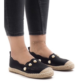Espadrilles A7-002 noires 1