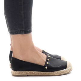 Espadrilles noires A7-001 le noir 2