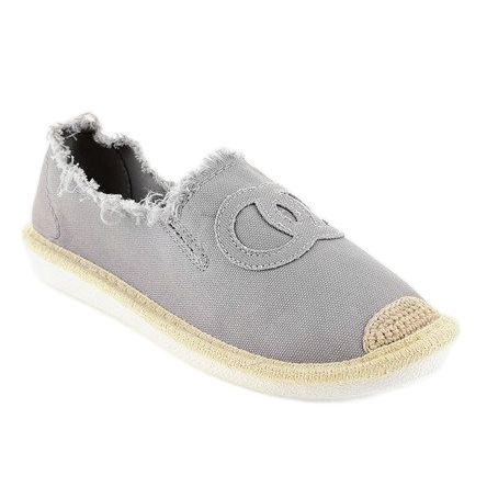 Espadrilles grises à enfiler NB273P-3 1