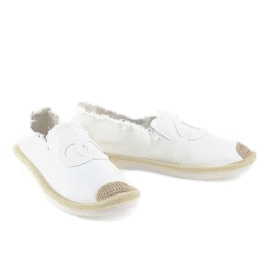 Espadrilles à enfiler blanches NB273P-3 3