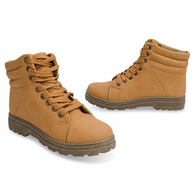 Bottines bois Classic 1308 Camel brun 2